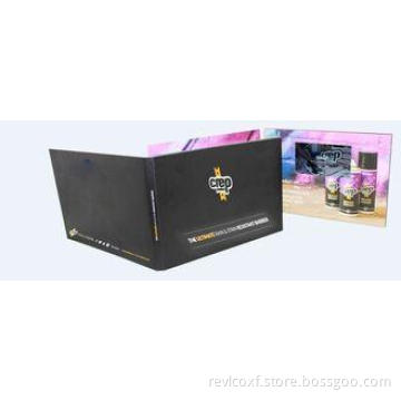 Customized USB port video booklet for promotional activitie